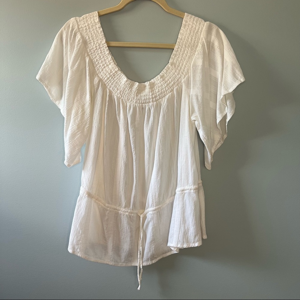 Abercrombie and Fitch White Blouse